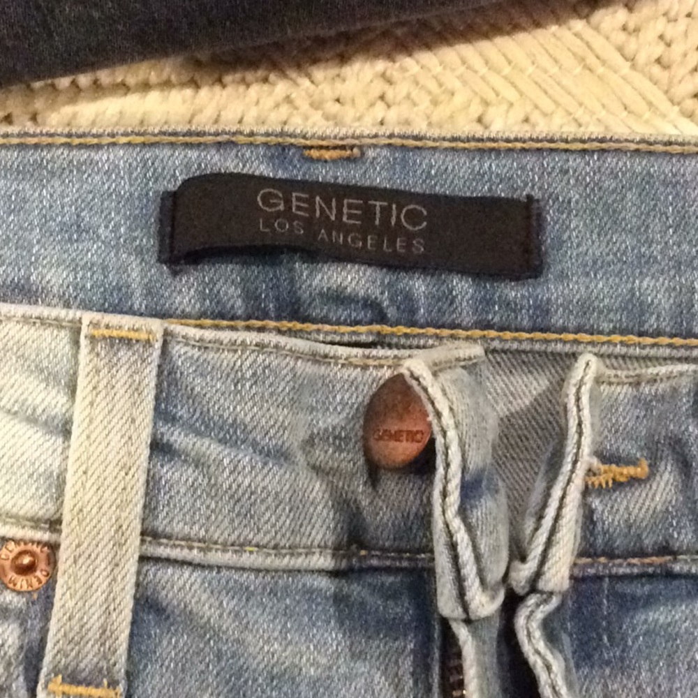 Genetic Denim Jeans Unravelled Hem